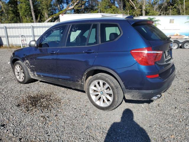 5UXWX9C55F0D51899 - 2015 BMW X3 XDRIVE28I BLUE photo 2