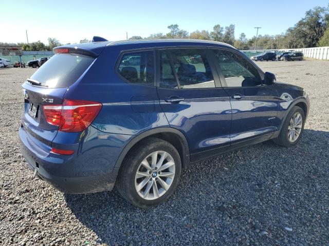 5UXWX9C55F0D51899 - 2015 BMW X3 XDRIVE28I BLUE photo 3