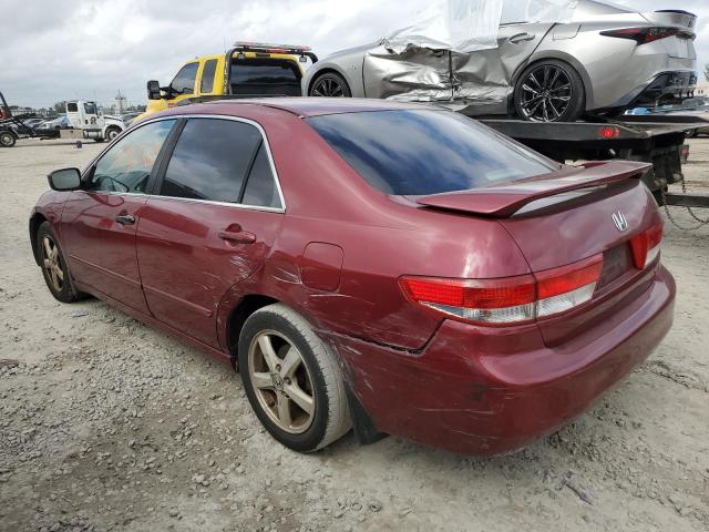 JHMCM56613C000911 - 2003 HONDA ACCORD EX BURGUNDY photo 2