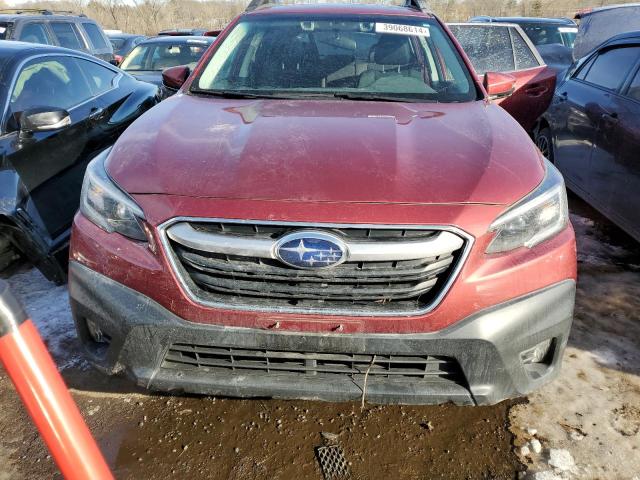 4S4BTAEC0L3127807 - 2020 SUBARU OUTBACK PREMIUM BURGUNDY photo 5