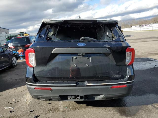1FM5K8AW4MNA19656 - 2021 FORD EXPLORER POLICE INTERCEPTOR TWO TONE photo 6