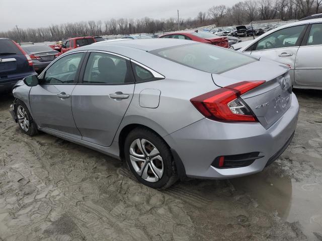 19XFC2F58HE015123 - 2017 HONDA CIVIC LX SILVER photo 2