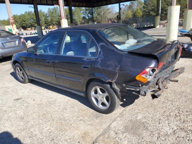 1HGEJ6575WL034391 - 1998 HONDA CIVIC LX BLACK photo 2