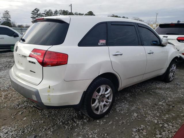 2HNYD28437H535589 - 2007 ACURA MDX TECHNOLOGY WHITE photo 3