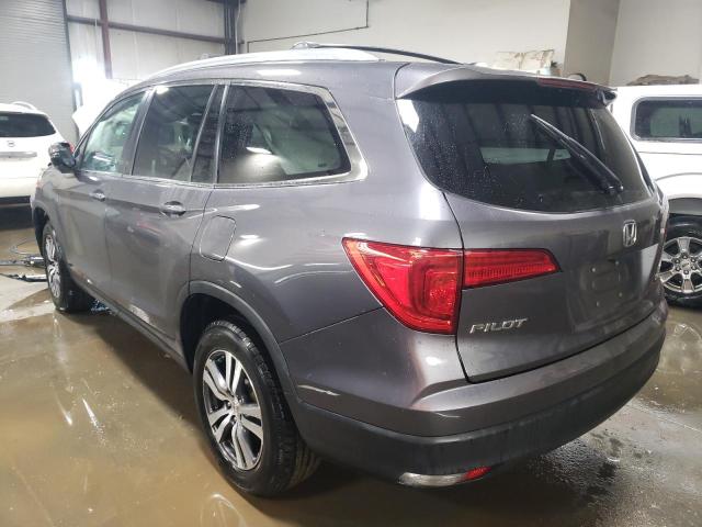 5FNYF6H50JB072484 - 2018 HONDA PILOT EXL GRAY photo 2