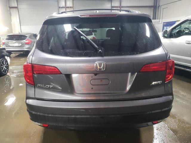 5FNYF6H50JB072484 - 2018 HONDA PILOT EXL GRAY photo 6