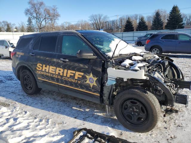 1FM5K8AB5MGB64626 - 2021 FORD EXPLORER POLICE INTERCEPTOR 黑色 照片 4