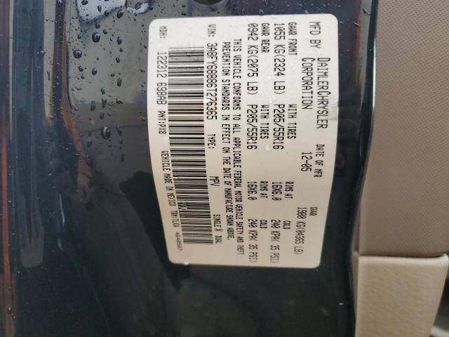 3A8FY68886T276365 - 2006 CHRYSLER PT CRUISER LIMITED BLACK photo 12