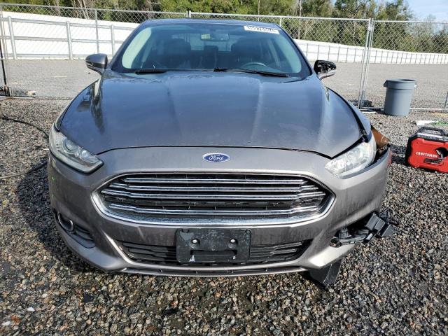 3FA6P0T9XER321136 - 2014 FORD FUSION SE SILVER photo 5