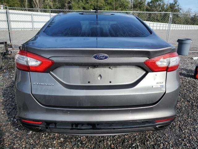 3FA6P0T9XER321136 - 2014 FORD FUSION SE SILVER photo 6