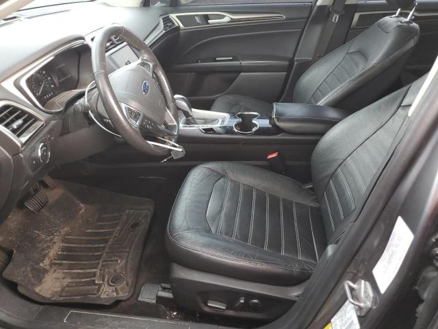 3FA6P0T9XER321136 - 2014 FORD FUSION SE SILVER photo 7