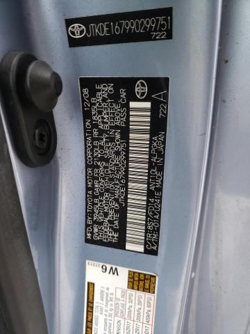 JTKDE167990299751 - 2009 TOYOTA SCION TC 蓝色 照片 12