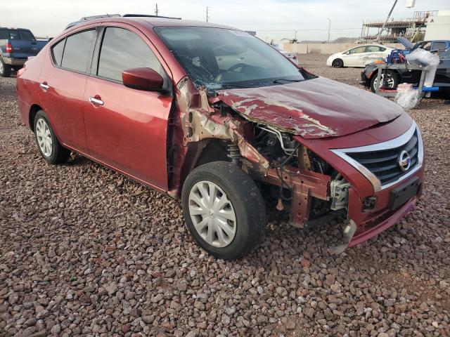 3N1CN7AP3JL800088 - 2018 NISSAN VERSA S RED photo 4