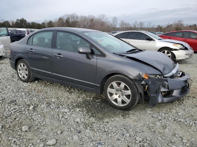 2HGFA1F55AH322244 - 2010 HONDA CIVIC LX GRAY photo 4