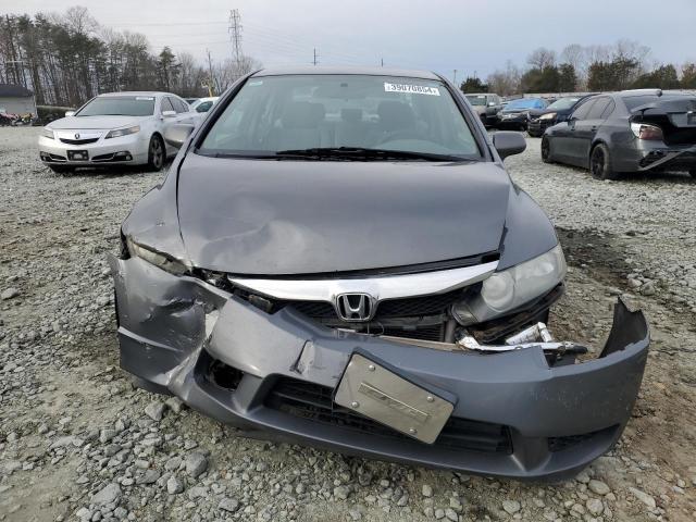 2HGFA1F55AH322244 - 2010 HONDA CIVIC LX GRAY photo 5