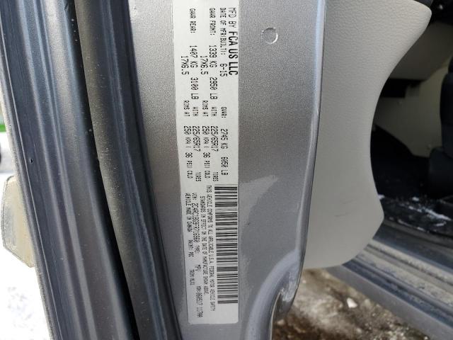 2C4RC1BG9FR716960 - 2015 CHRYSLER TOWN & COU TOURING ვერცხლისფერი ფოტო 13