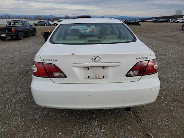 JTHBA30G940021454 - 2004 LEXUS ES 330 WHITE photo 6