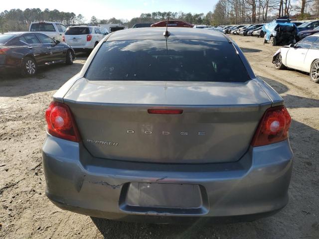 1C3CDZAB1CN242586 - 2012 DODGE AVENGER SE GRAY photo 6