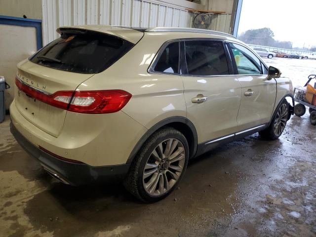 2LMTJ6LR6GBL39975 - 2016 LINCOLN MKX RESERVE Beige foto 3