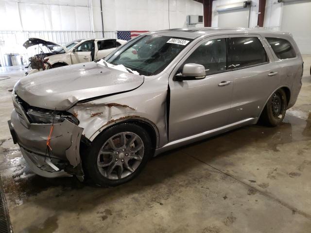 1C4SDJCT0HC917846 - 2017 DODGE DURANGO R/T SILVER photo 1