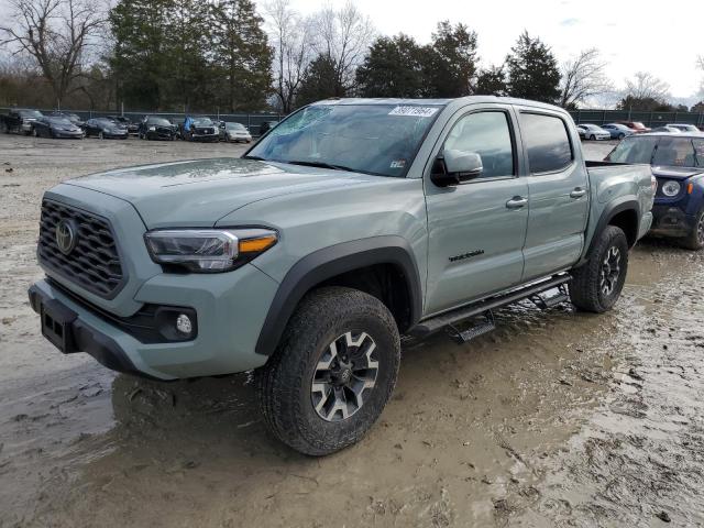 3TMCZ5ANXNM498271 - 2022 TOYOTA TACOMA DOUBLE CAB BLUE photo 1