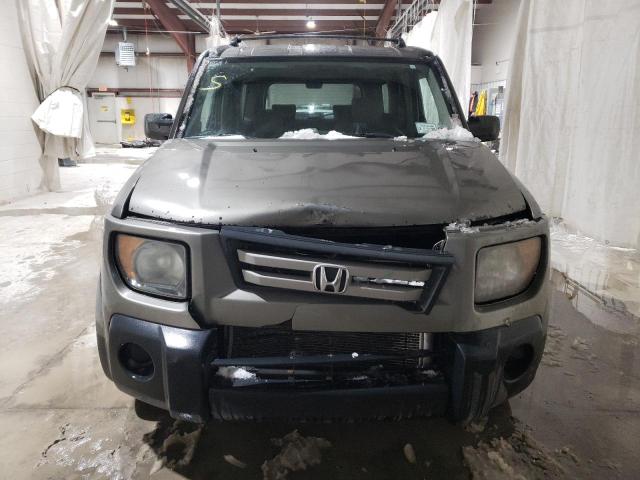 5J6YH18737L001083 - 2007 HONDA ELEMENT EX GRAY photo 5