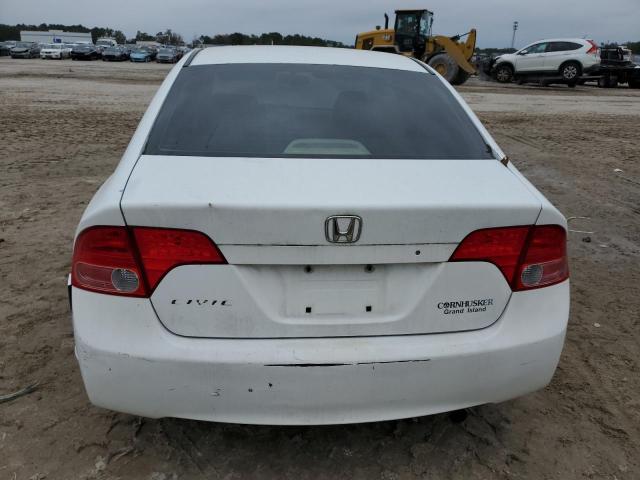 1HGFA16816L000222 - 2006 HONDA CIVIC EX WHITE photo 6