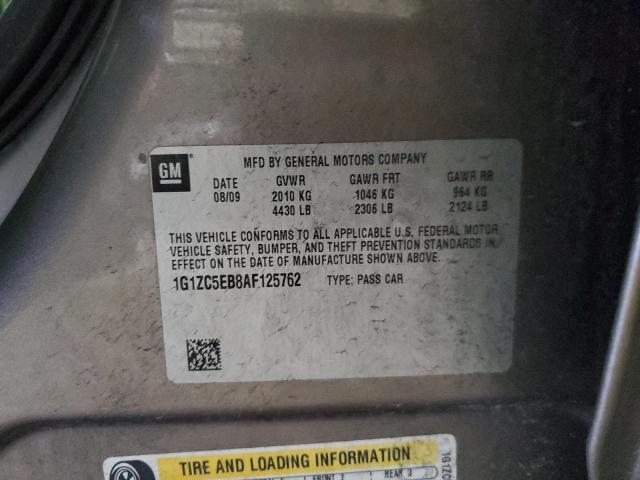 1G1ZC5EB8AF125762 - 2010 CHEVROLET MALIBU 1LT Қоңыр фото 12