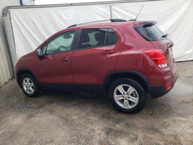 KL7CJPSM9NB529717 - 2022 CHEVROLET TRAX 1LT RED photo 2