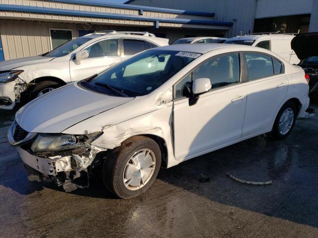 2HGFB2F62DH528623 - 2013 HONDA CIVIC HF WHITE photo 1