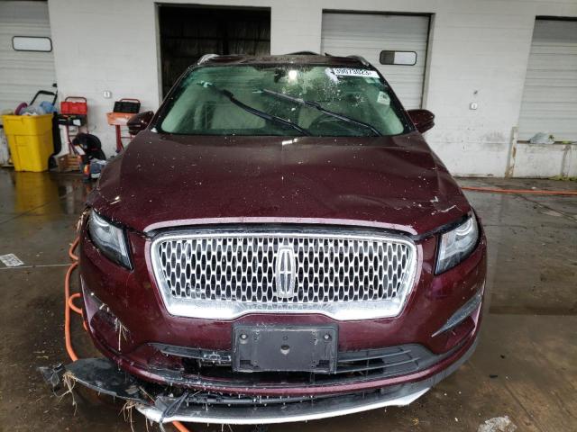 5LMCJ3D91KUL52223 - 2019 LINCOLN MKC RESERVE BURGUNDY photo 5
