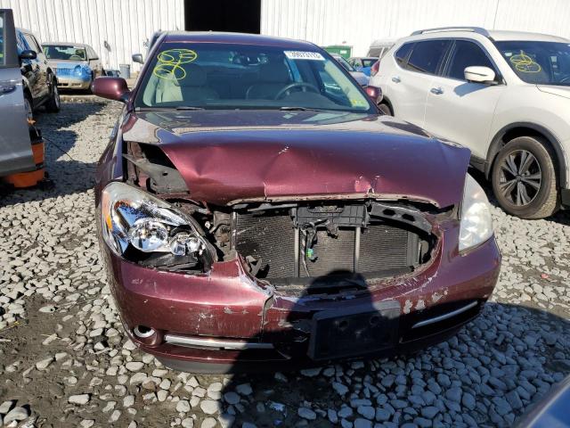 1G4HE57Y77U205133 - 2007 BUICK LUCERNE CXS BURGUNDY photo 11