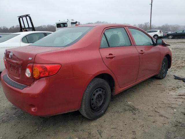 JTDBL40E499033644 - 2009 TOYOTA COROLLA BASE RED photo 3