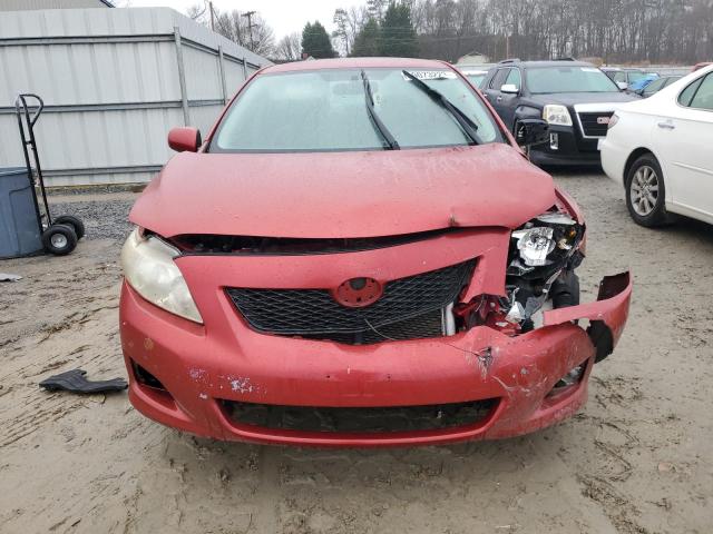 JTDBL40E499033644 - 2009 TOYOTA COROLLA BASE RED photo 5