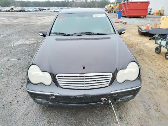 WDBRF64J63F342094 - 2003 MERCEDES-BENZ C 320 BLACK photo 5