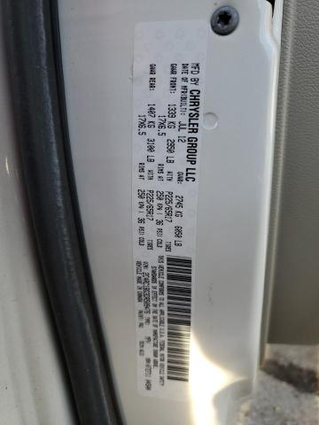 2C4RC1BG3DR509476 - 2013 CHRYSLER TOWN & COU TOURING თეთრი ფოტო 14