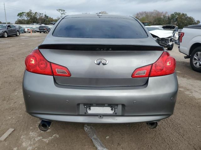 JN1CV6AP1AM406475 - 2010 INFINITI G37 BASE GRAY photo 6