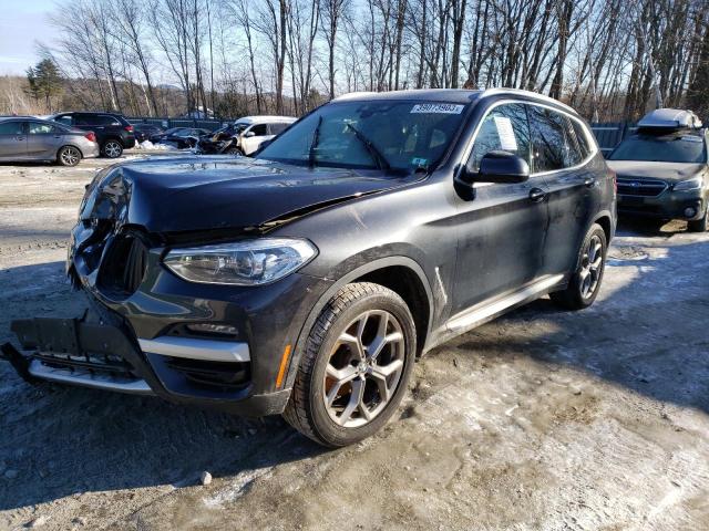 5UXTY5C06M9G40182 - 2021 BMW X3 XDRIVE30I BLACK photo 1