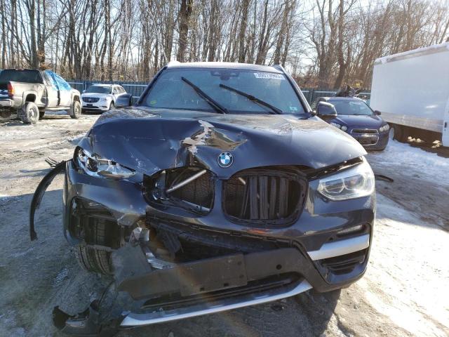 5UXTY5C06M9G40182 - 2021 BMW X3 XDRIVE30I BLACK photo 5