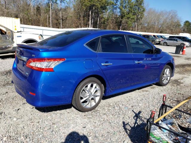 3N1AB7AP0EY258909 - 2014 NISSAN SENTRA S BLUE photo 3