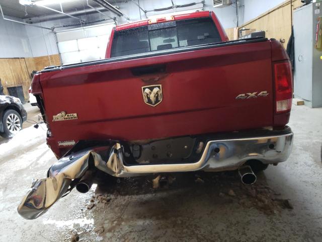 1D7RV1CT9BS641343 - 2011 DODGE RAM 1500 BURGUNDY photo 6