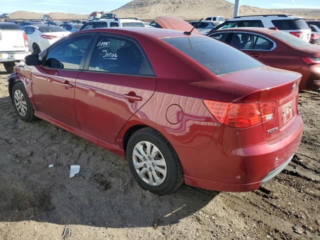 KNAFU4A27C5584472 - 2012 KIA FORTE EX BURGUNDY photo 2