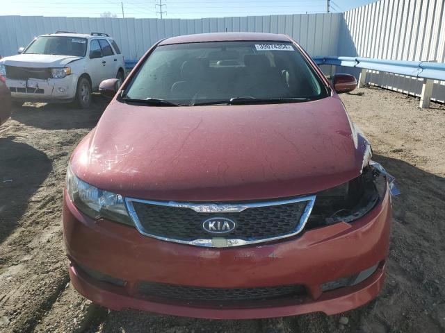 KNAFU4A27C5584472 - 2012 KIA FORTE EX BURGUNDY photo 5