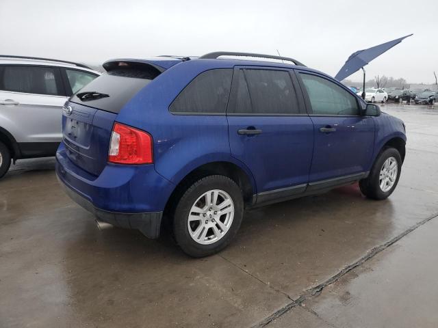 2FMDK3GC0DBA44058 - 2013 FORD EDGE SE BLUE photo 3