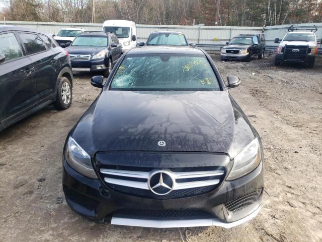 55SWF4JB7JU239658 - 2018 MERCEDES-BENZ C 300 BLACK photo 5