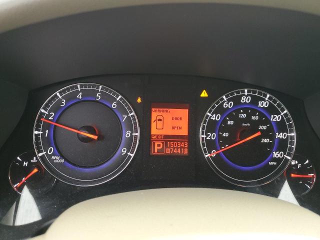 JNKAJ09E18M301279 - 2008 INFINITI EX35 BASE Թուխ լուսանկար 9