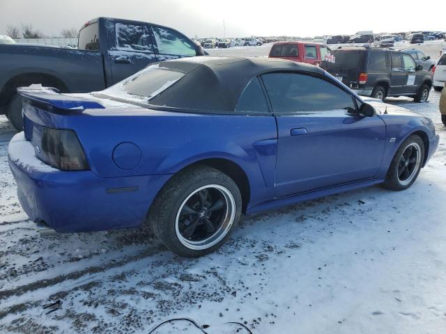 1FAFP45X03F325287 - 2003 FORD MUSTANG GT BLUE photo 3