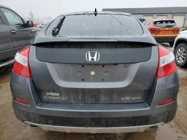 5J6TF2H5XEL004435 - 2014 HONDA CROSSTOUR EXL GRAY photo 6