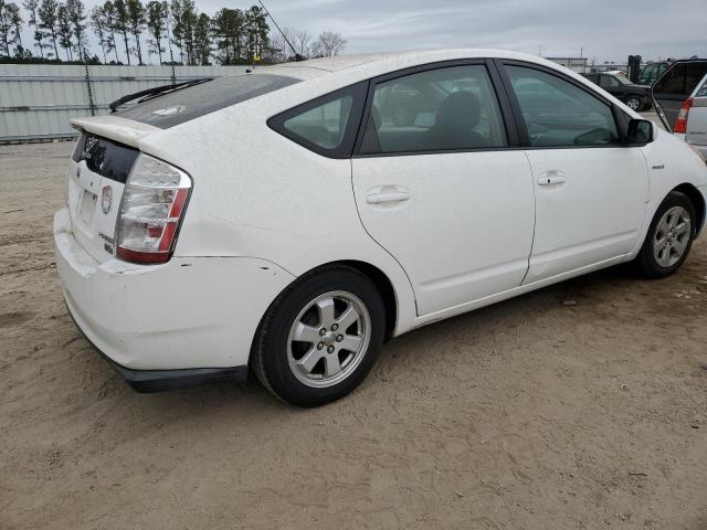 JTDKB20U877620744 - 2007 TOYOTA PRIUS WHITE photo 3