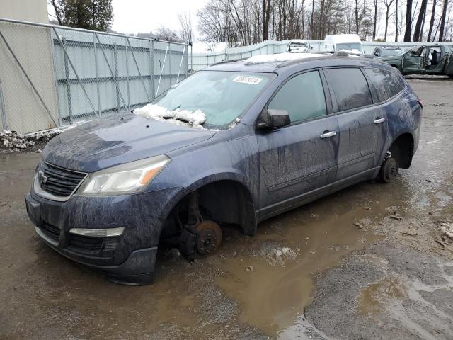 1GNKVFED8DJ167836 - 2013 CHEVROLET TRAVERSE LS BLUE photo 1